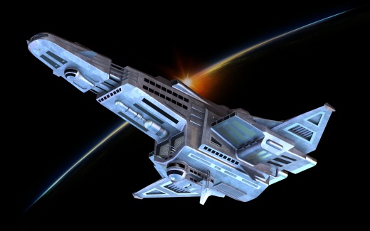 47--USS NCC-1250星际联邦宇宙飞船3D模型图纸缩略图